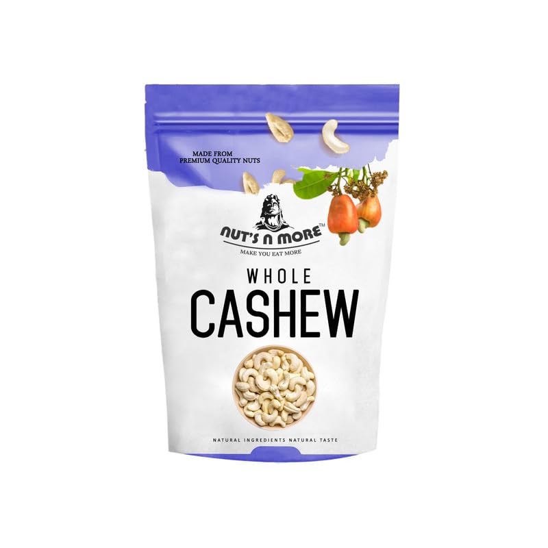 NUTS N MORE Fresh Whole Cashew Nuts/crunchy Cashew/kaju Nuts/gluten Free & Plant Based Protein/100% Natural Pack of 200 Gram (B0CHW81PNX) Amazon Price History, Amazon Price Tracker