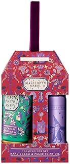 Heathcote & Ivory Calming Heroes Hanging Christmas Tree Bauble Gift | 30ml Hand Cream & 10ml Pulse Point Oil | Essential Oils | Stocking Filler | Vegan Friendly