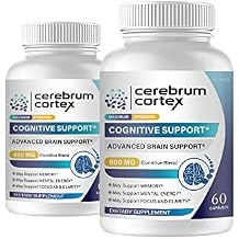Cerebrum Cortex - Cerebrum Cortex Cognitive Support - Cerebrum Cortex Advanced Brain Support 2 Pack, 120 Capsules