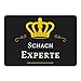 Produktbild Multifanshop Mousepad Schach Experte schwarz