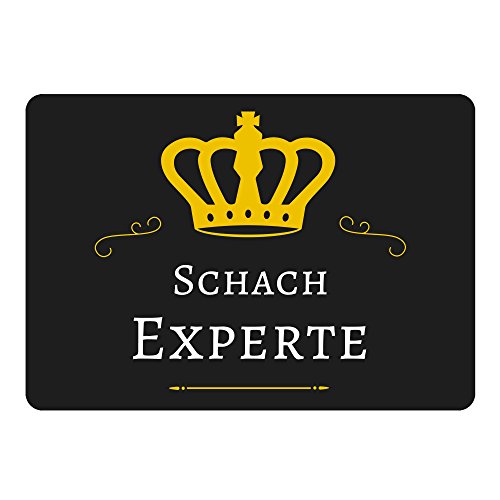 Preisvergleich Produktbild Multifanshop Mousepad Schach Experte schwarz