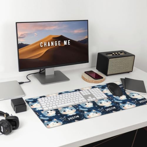 Tapis de souris de jeu avec bords cousus anti-effilochage et base caoutchouc - 7