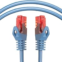 BIGtec LAN Kabel 30m Netzwerkkabel blau Gigabit Ethernet Kabel RJ45 Stecker Patchkabel für Patchpanel Netzwerk Switch Gaming PC kompatibel Playstation 5 PS5 XBOX Nintendo Switch 2 -Station 30 Meter – Ansicht 7
