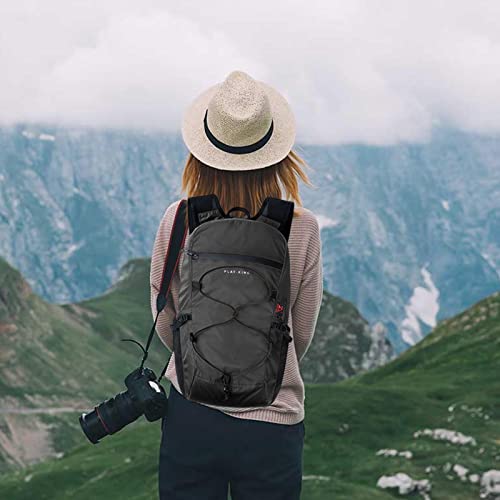 Hiking Backpack, Foldable Nylon Albus Backpack, Ultra Lightweight Packable Rucksack Waterproof Backpack Comfortable for Camping Cycling Travelling Climbing Mountaineer