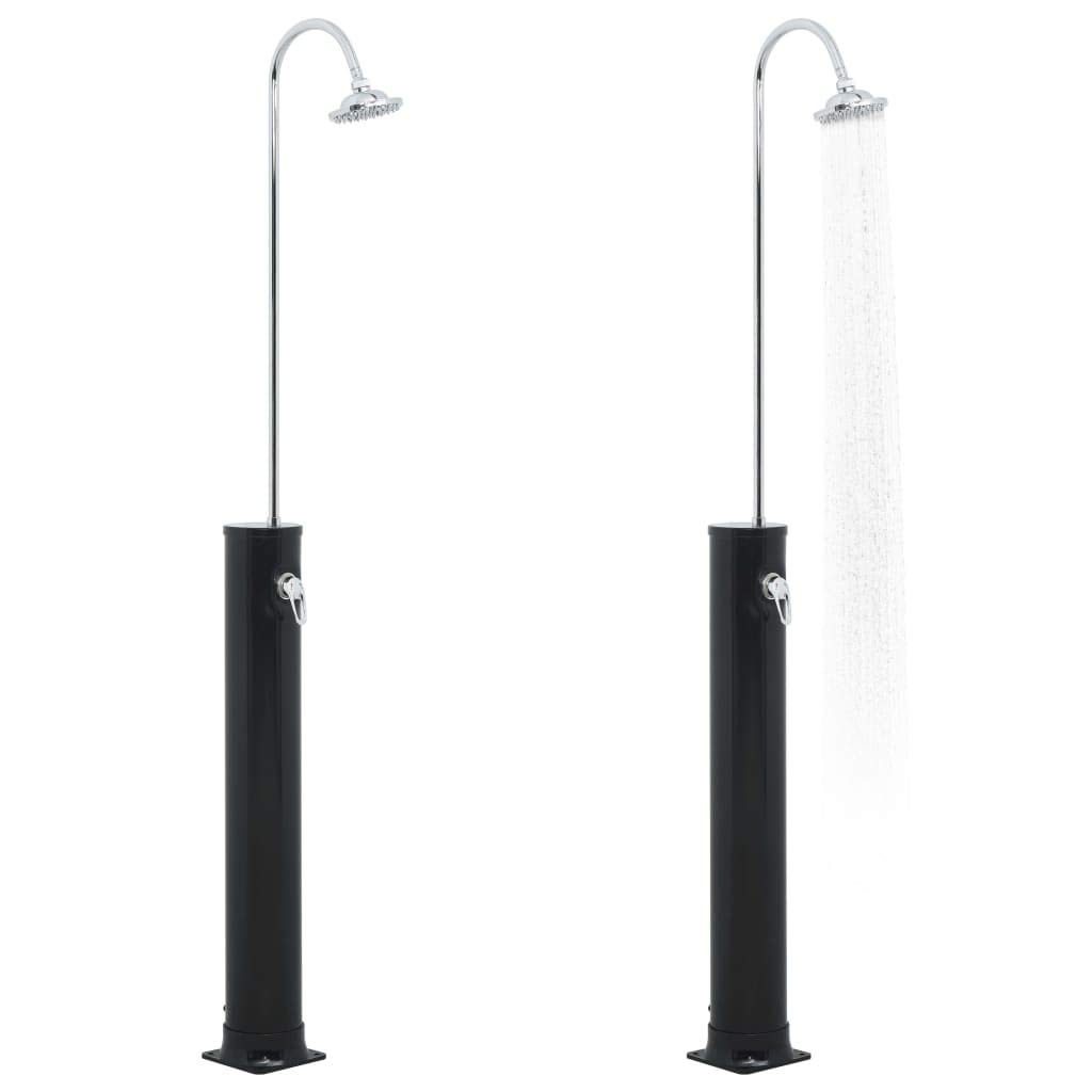 Artykuły domowe, prysznic słoneczny czarny 214 cm 20 l, meble garniturowe