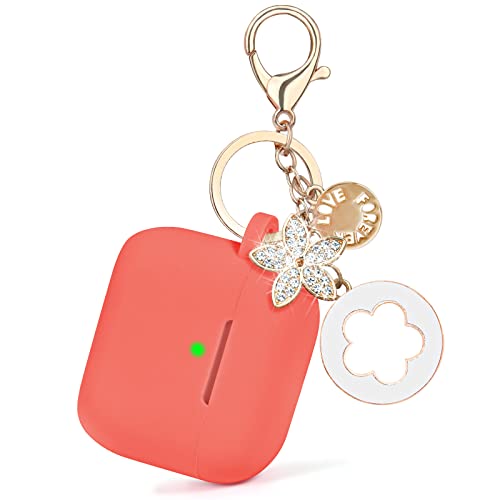 Image of Case for Airpods Pro 1st 2nd Generation - VISOOM Airpods Pro 1 /2 Cases Cover Women Silicone iPod Pro 2 Earbuds Wireless Charging Case Girl Bling Keychain for Apple Airpod Gen Pro 2