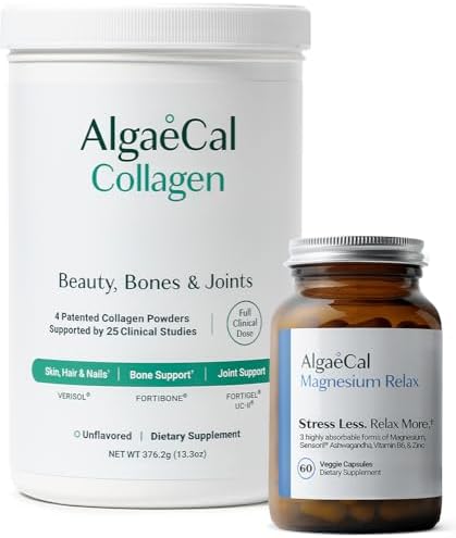 AlgaeCal Magnesium Relax™ - Chelated Magnesium with Ashwagandha f...