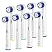8 testine di ricambio compatibili con spazzolini elettrici Oral B, testine di ricambio professionali per spazzolino elettrico Precision Clean, per Braun