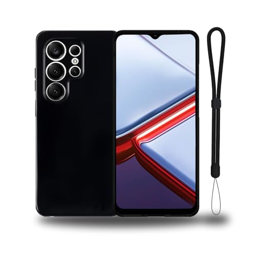 For DOOGEE Note56X/Note56X Pro �P�[�X �ی�J�o�[ �u���b�N �y�� �_�� �w��h�~ ���ϖh�~ �C�菝�h�~ �����Y�ی� ���E�ȒP TPU �P�[�X(�u���b�N)