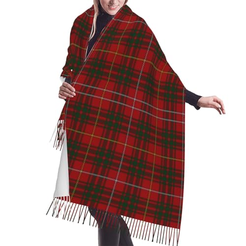 Scottish Clan Bruce Tartan Plaid Cashmere Fringe Scarf Autumn And Winter Scarves The Most Soft Classic