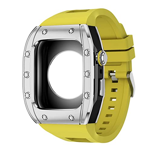 Boîtier en acier inoxydable Apple Watch résistant pour éviter les rayures de l'écran 44mm