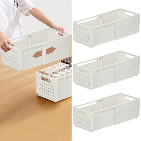 YTOPRO Expandable Storage Box Set of 3 Cover