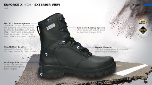 Enforce X High European Leather Duty Boots4