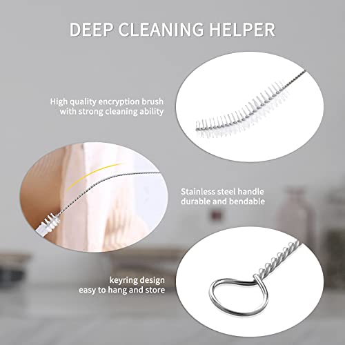 Living&Giving 3Pcs Set Of Bottle Cleaning Brushes Kitchen Nylon Multifunction Clean Brush Set (L.&G.) #TOP4