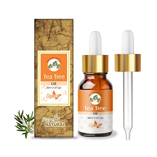 Image of Crysalis Tea Tree Oil 30 ml (1.01 fl oz) - Medicinal Aromatic Oil for Skincare, Haircare, DIY Formulations, Soaps & Cream Blends
