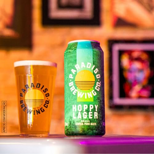 Kit c/ 4und Cerveja PARADISO Hoppy Lager 473ml
