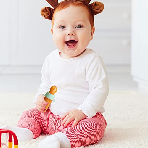 chupeta frutas - chupeta para mamadeira alimentação,Alimentador e mordedor silicone com conjunto lei