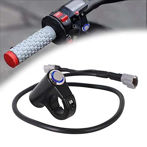 Anxin Sur Ron - Interruptor de apagado de faros delanteros, impermeable, interruptor de manillar de motocicleta Plug/Play para Surron Light Bee X/S S.E.G.W.A.Y X160 X260 con halo LED azul
