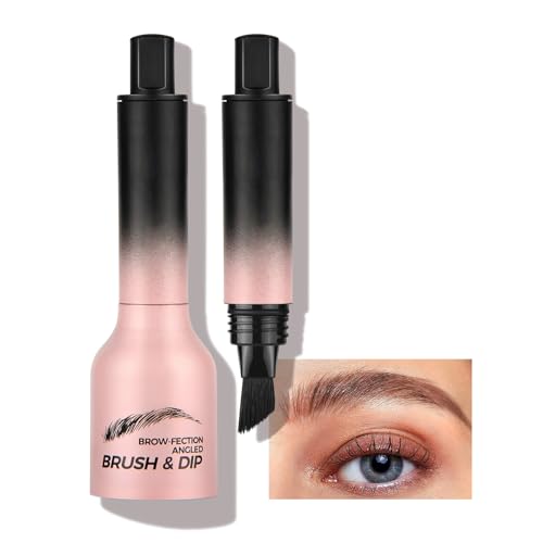 Anglicolor Lapiz Cejas LíQuido,Lapiz Cejas Microblading,Lapiz De Cejas Larga DuracióN A Prueba De Manchas,Cepillo Cejas Cuadrado Angular,Cejas Maquillaje(#03Auburn)