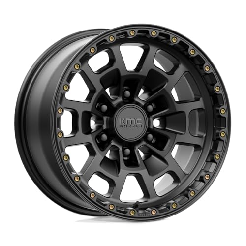 KM718 17X8.5 6X135 S-BLK 00MM 1 Wheel