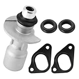 LR028136 & LR030593 Aluminum Engine Oil Cooler Inlet Connector Kit Fit for Land-R Sport LR4 Range Rover Heavy-Duty Towing Hitch Cooling System Part Replaces LR023650 LR049370 C2Z18658