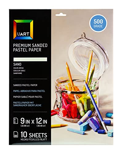 Uart Sanded Pastel Art Paper Off-White (10 Sheets)