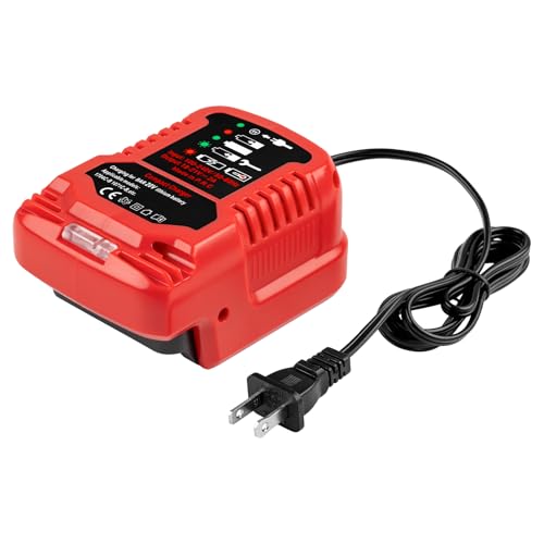 DONGPUCUN Charger for Bauer 20V Battery Compact Size Portable Charger for Bauer 20V Lithium Cordless Power Tools Battery