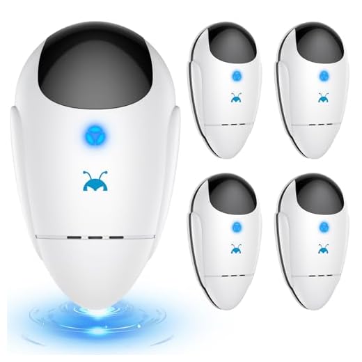 2026 Upgraded Ultrasonic Repeller Pest & Insect Indoor Repeller, 4 Pack