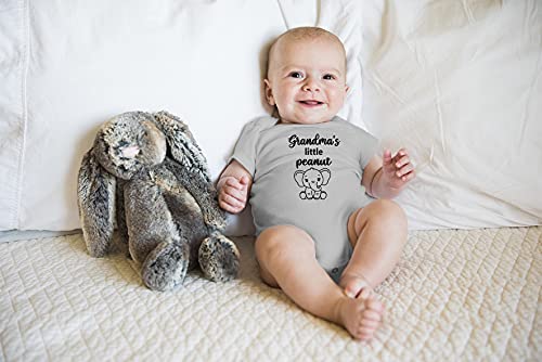 Grandma's Little Peanut - Funny Baby Essentials Bodysuit - Baby Boy Clothes Newborn Romper2