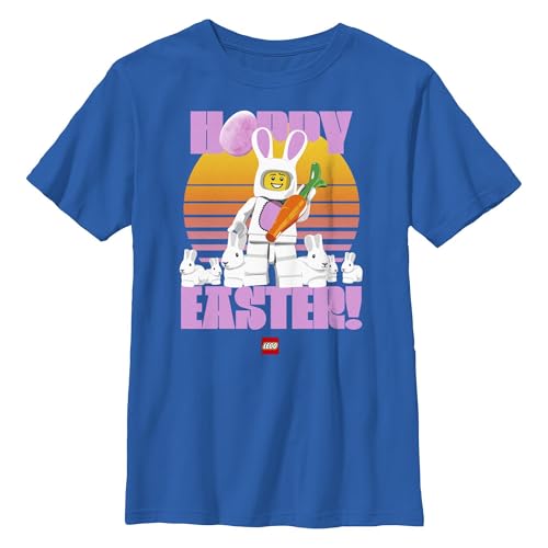 Boy's Lego Bunny Suit Guy Happy Easter T-Shirt