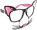 Forum Novelties Unisex-Adult's Cat Sunstaches, Standard