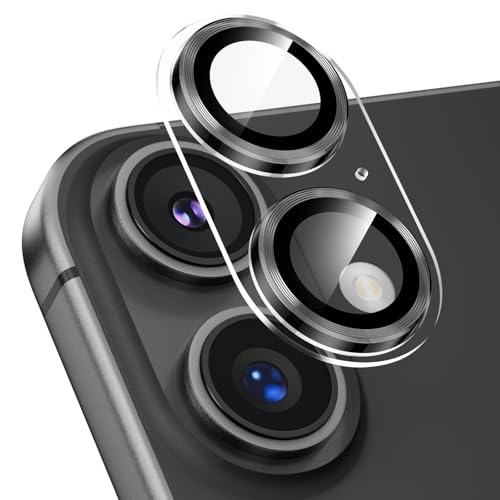 Podick �J�����J�o�[ iPhone 17 �p �J�����t�B���� ������� �S�ʕی� 9H�����K���X ���h�~ �����Y�ی� �ϏՌ� �A�C�t�H��17 �J�����ی� �����ߗ� ������� �I�o�I�[�o�[�h�~ ��phone �J���������Y�v���e�N�^�[ �u���b�N