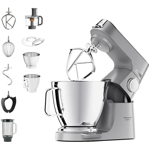 Kenwood Titanium Chef Baker XL KVL85.424SI Küchenmaschine mit...