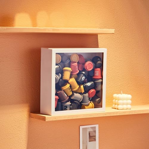 Rangement domestique COHEALI avec vitrines murales transparentes ABS - 3