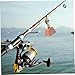 Abaodam 10pcs Durable Fishing Bells for Rods Easy to Install Clip Bells for Anglers for Monitoring Fishing Activity Without Constant Attention