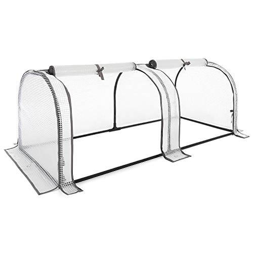 Christow Small Garden Grow Tunnel 2 Section 130cm Long