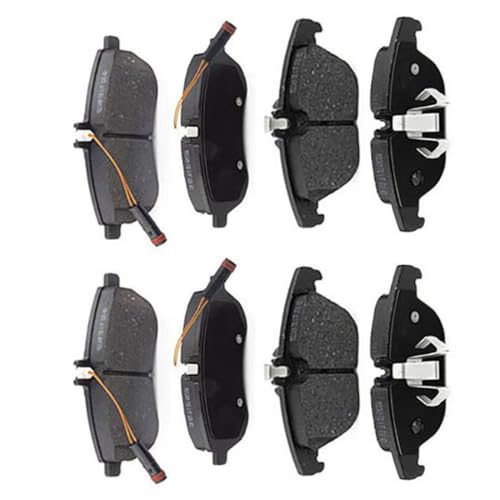 Zgqbkj 8PCs Semi-Metallic Front and Rear Brake Pads Set fits Mercedes-Benz C250 1.8L 2012-2015, fits Mercedes-Benz C250 2.0L 2015 2016, fits Mercedes-Benz C250 2.5L 2010-2012