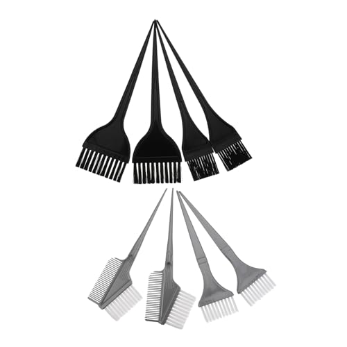Mobestech 8 piezas Kit de Pinceles para Teñir Cabello con Cerdas Flexibles y Firmes Accesorios para Salón y Uso Doméstico para Mechas Coloración y Tratamientos Capilares