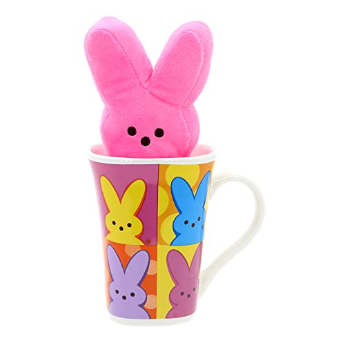 Animal Adventure Peeps Collectible 6" Peeps Plush and Mug GiftsetPink Peep in a 15oz Mug