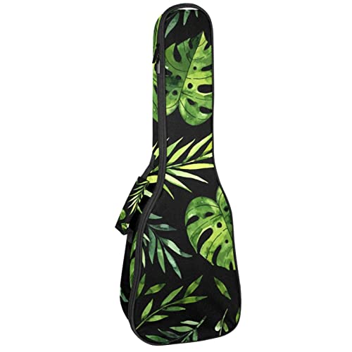 Sac de rangement ukulélé concert soprano étui rembourré imprimé plante
