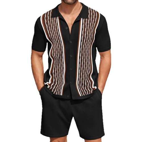 Tenue de jogging en maille fine short et haut à revers pour vos matins cocooning