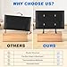 Rfiver Universal Table Top TV Stand Base TV Legs with Height Adjustment fits Most 22-65 Inch LCD LED Flat Screen TVs, Max VESA 800x500 mm, TV Feet Mount Holds up to 88 lbs, Black