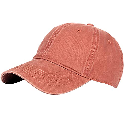 Image of Glamorstar Classic Unisex Baseball Cap Adjustable Washed Dyed Cotton Ball Hat