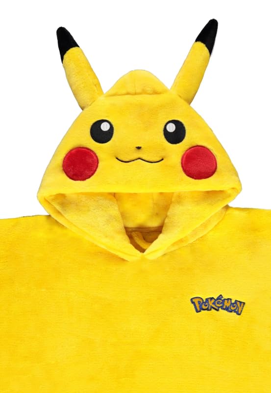 Pokémon Pikachu Hombre Sudadera con Capucha Amarillo Regular