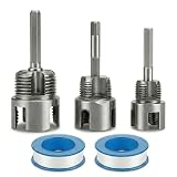 PVC Pipe Threader Kit, Drill-Powered Internal and External Threading Tool