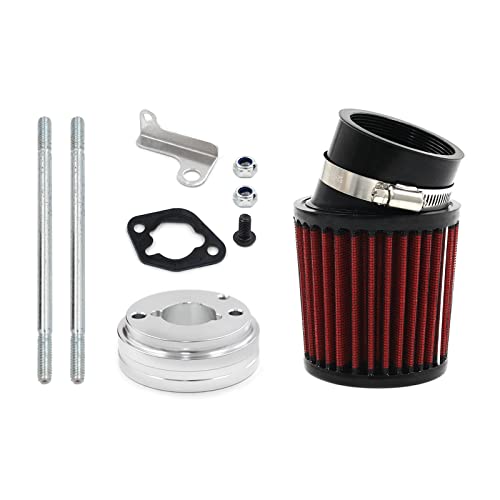 Mscrp High Performance Air Filter Intake Kit For Go-Karts & Mini Bikes 6.5 Hp Honda Clone Gx160 Gx200 Go Kart Predator 212Cc Engine #TOP7