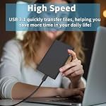 Portable External Hard Drive,USB-C,HDD USB 3.0,for Windows, Mac,Android,TV,Phone,Laptop,Desktop,PS4,Xbox One X/S, Xbox 360, Xbox Series X/S (HDD2-250G)