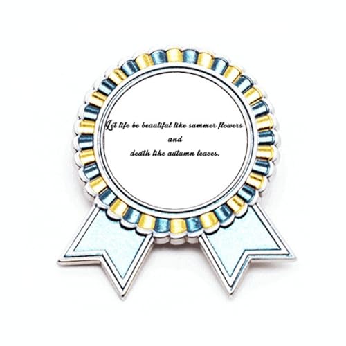 Broche fleur Life Like Summer en métal taille M pour vêtement