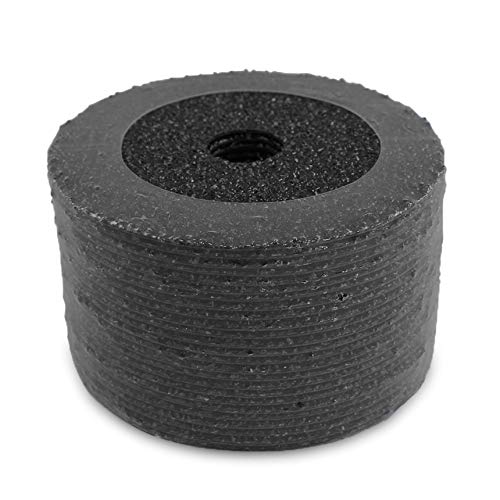 BHA Silicon Carbide Resin Fiber Sanding and Grinding Discs, 5” x 7 8” Arbor Hole - 25 Pack (24 Grit)