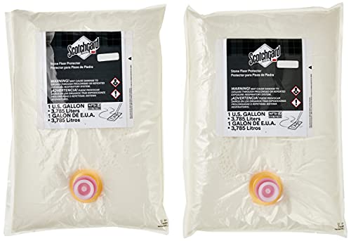 3M Scotchgard Stone Floor Protector, 3.785 L Bag, 2 Bags/Case